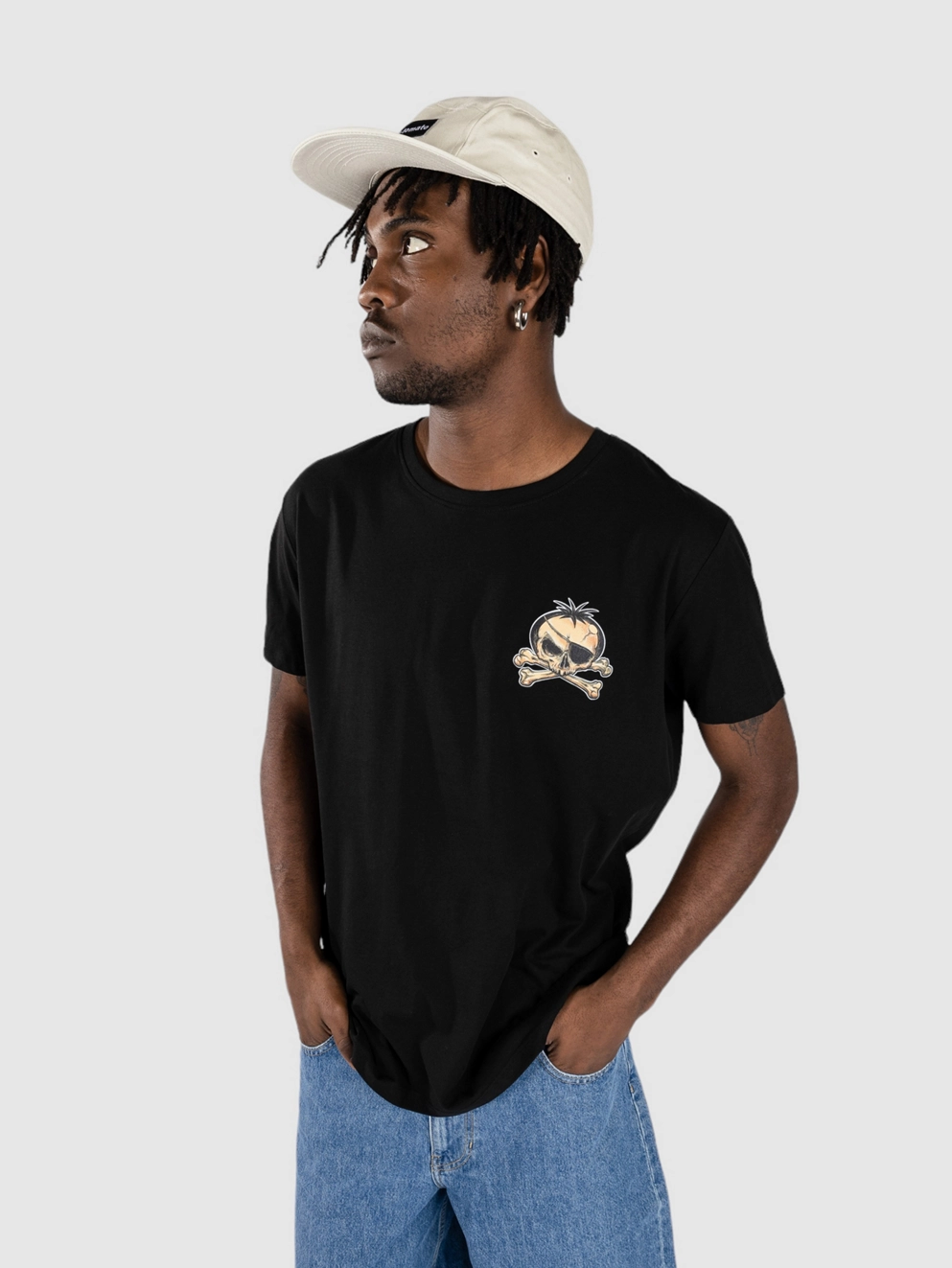 Blue Tomato Volcano Skull T-Shirt black