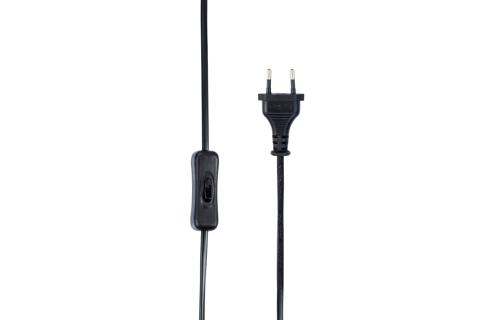Valdisere bordlampe Sort med sort marmor fot E14, Max 28W