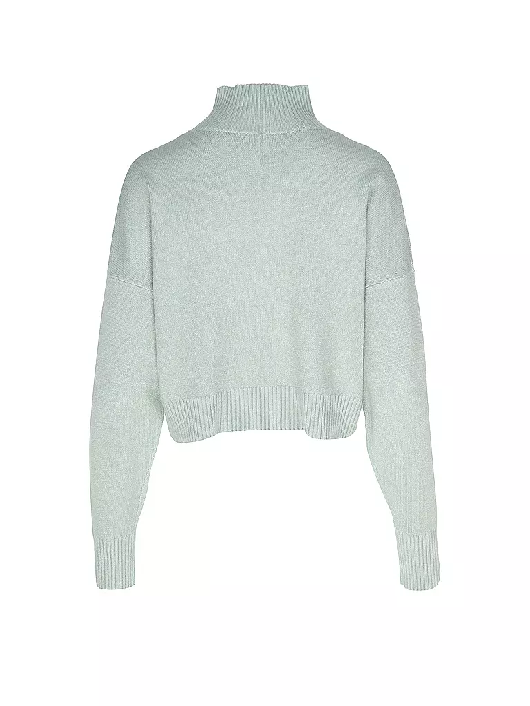 HUGO Rollkragenpullover  grün