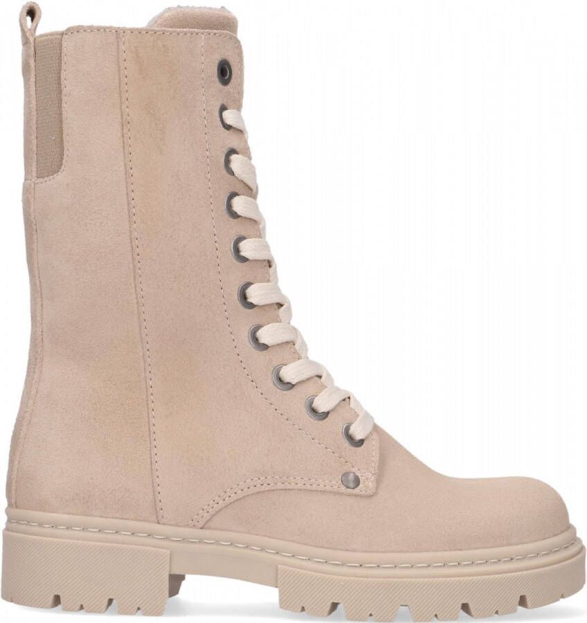 Bullboxer Ajs503 Veterboots Laarzen Met Veters Beige