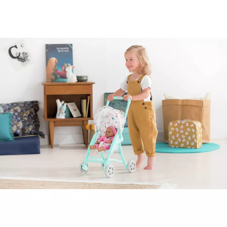 Corolle® Mon Petit Zubehör - Puppenbuggy blau