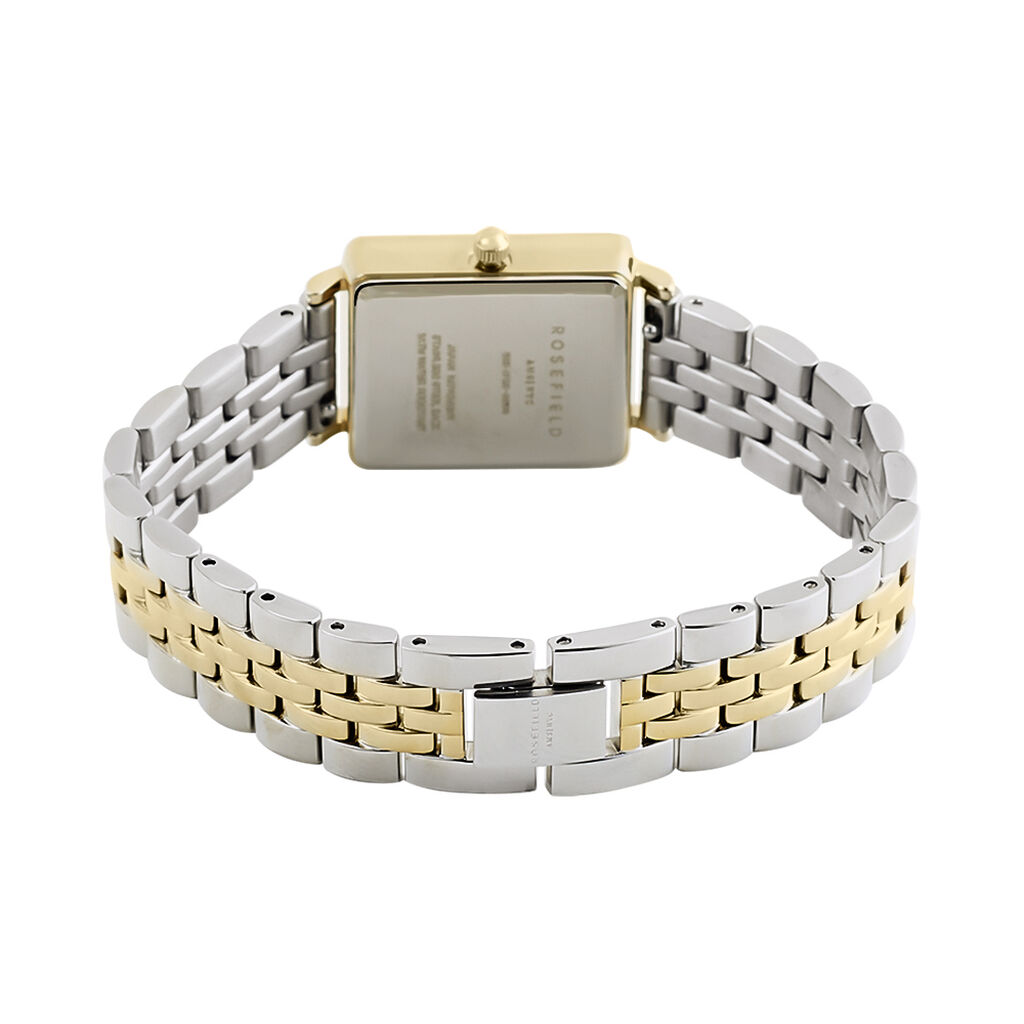 Montre Rosefield The Mini Boxy Blanc