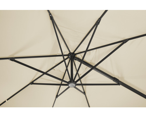 Schneider zweefparasol, tuinparasol Rhodos Grande, 300 x 400 cm, rechthoekig, naturel