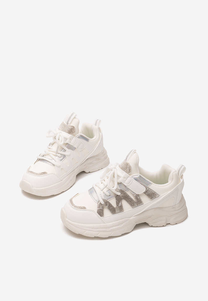 Baskets pour filles blancs Zino