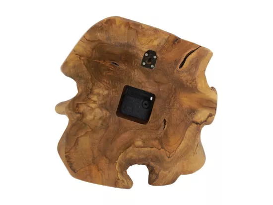 Horloge en teck