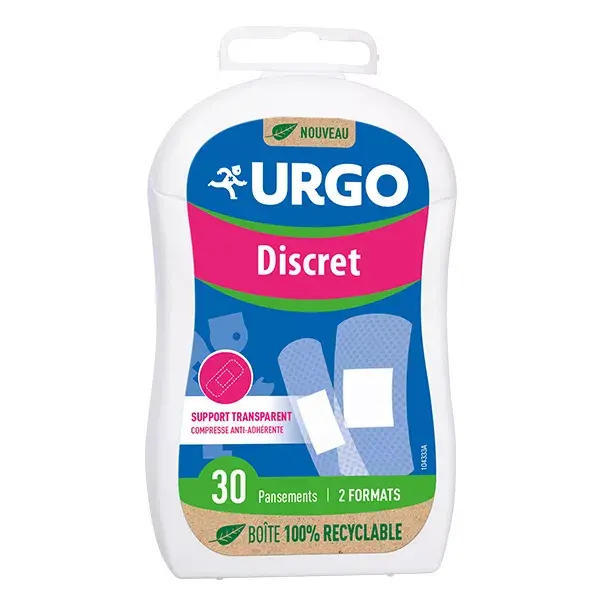 Urgo Discrets Compresse Anti-Adhérene 30 pansements