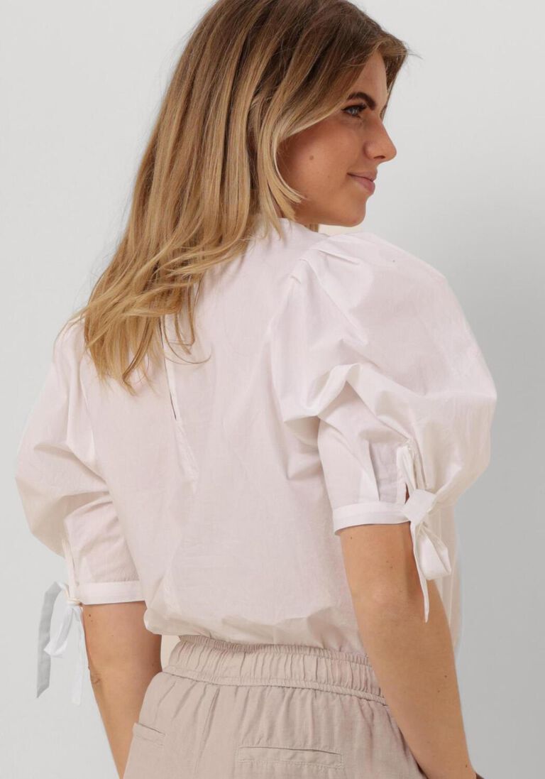 RUBY TUESDAY witte ruby tuesday blouse tadi balloon half sleeves shirt