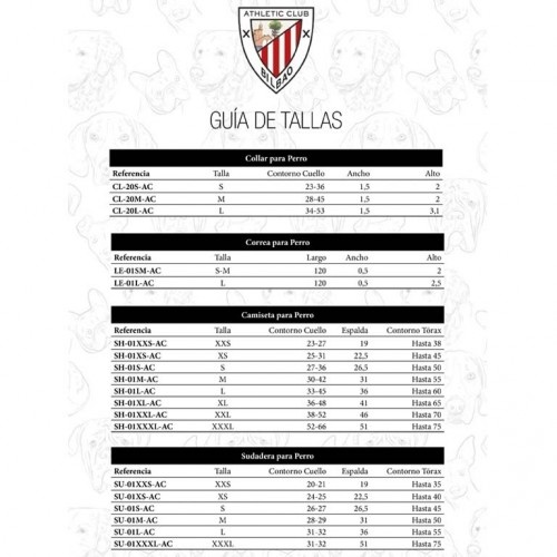 Moletom para cachorro do Athletic Club