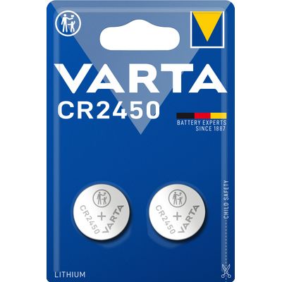 VARTA CR2450 - 2 piles boutons - 3V