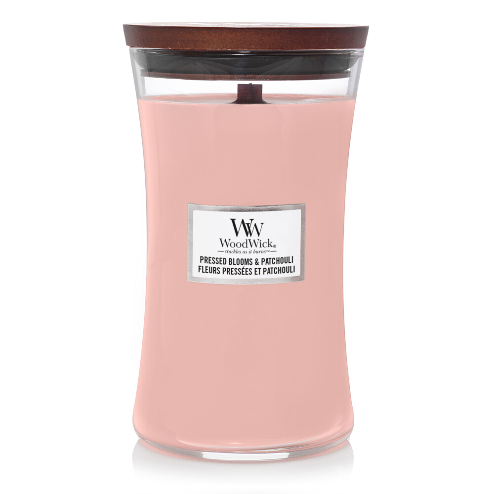 WoodWick Geurkaars Large Pressed Blooms & Patchouli 611 gr