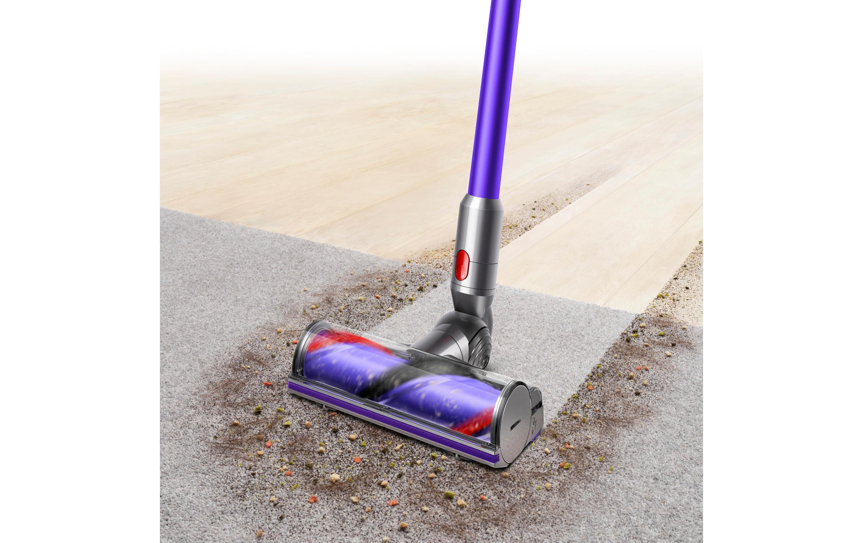 Akku-Hand- und Stielsauger V11 Advanced Violett<br>Leistungsstarker kabelloser Staubsauger