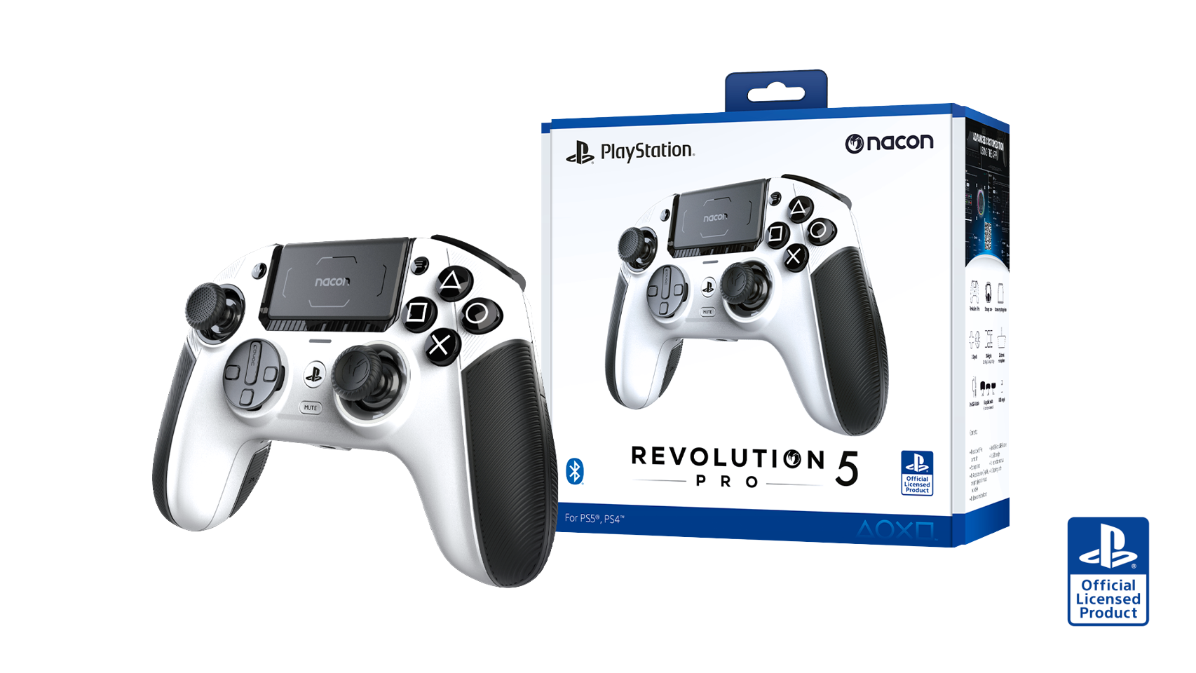 Nacon PS5 Revolution 5 Pro Controller White