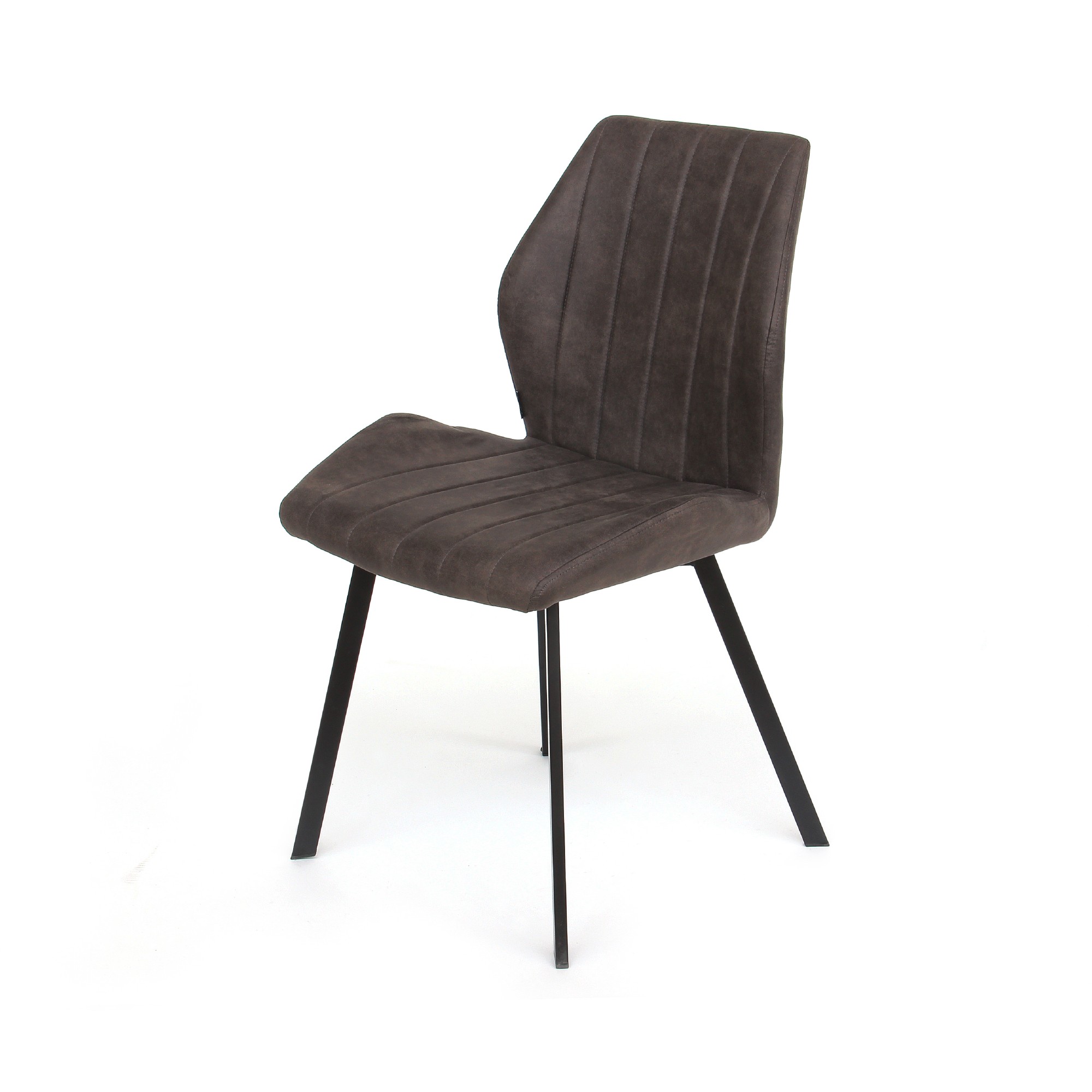 Lehnstuhl 'Marne', anthrazit, T 50 cm, B 50 cm, H 95 cm von fischer's lagerhaus