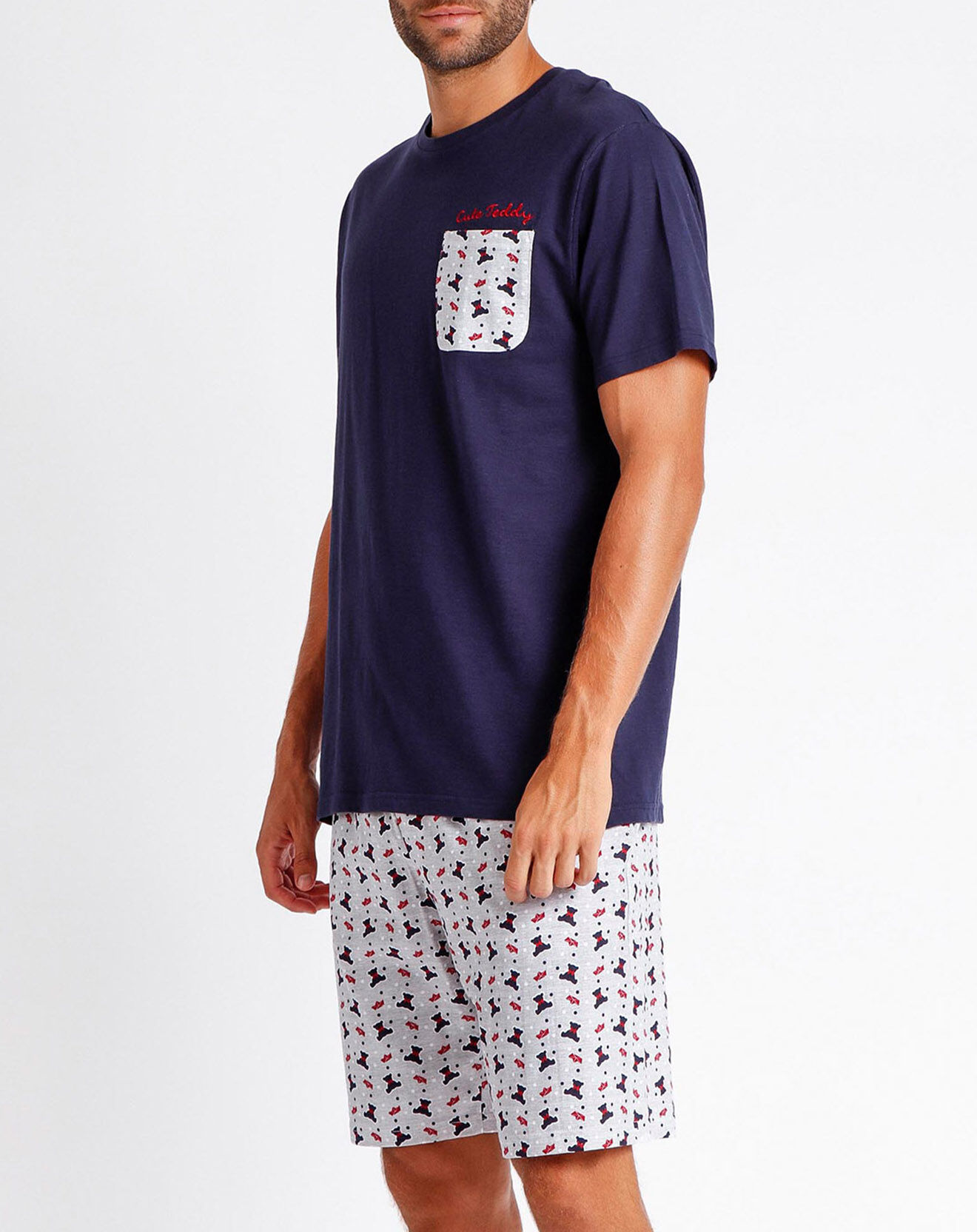 Admas Pyjama nounours bleu marine