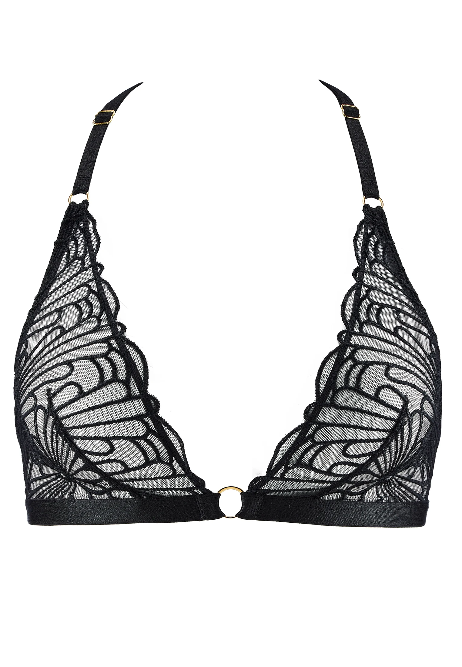 L'INDOMPTABLE - Soutien-gorge triangle sans armatures | Noir