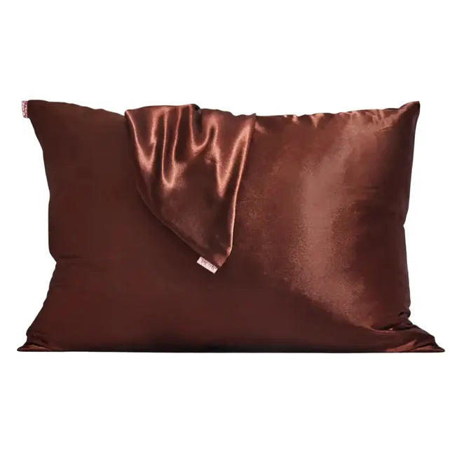 Satin Pillowcase Chocolate