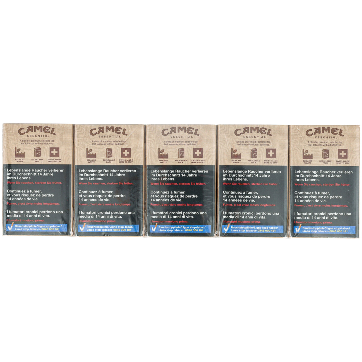 Camel Zigaretten Natural Flavor Brown Box Stange