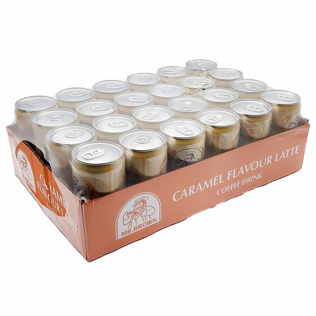 24x Mr.Brown Coffee Drink Caramel Latte Dose á 250ml=6L MHD:9.11.25