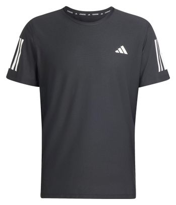 Maillot manches courtes adidas Own The Run Noir Homme