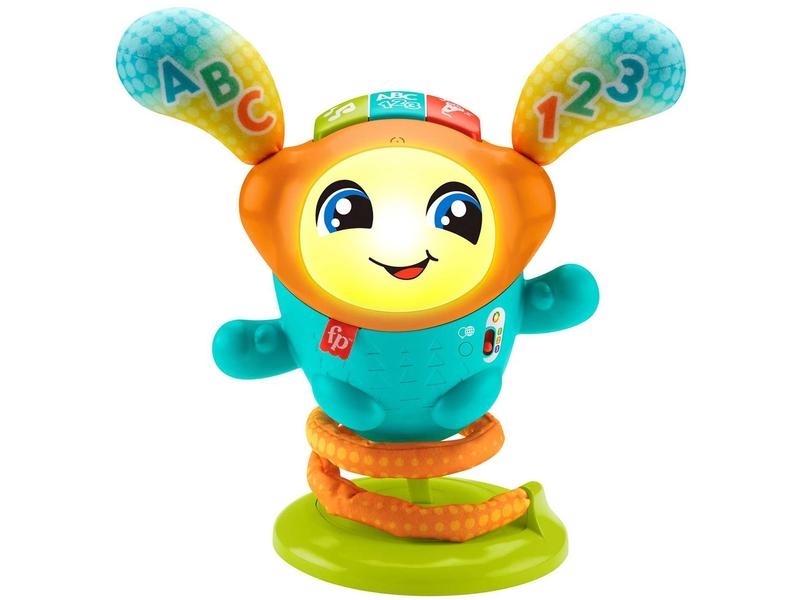 Fisher-Price Musikspielzeug DJ Hüpfi Lernspielzeug mit Licht und Sound