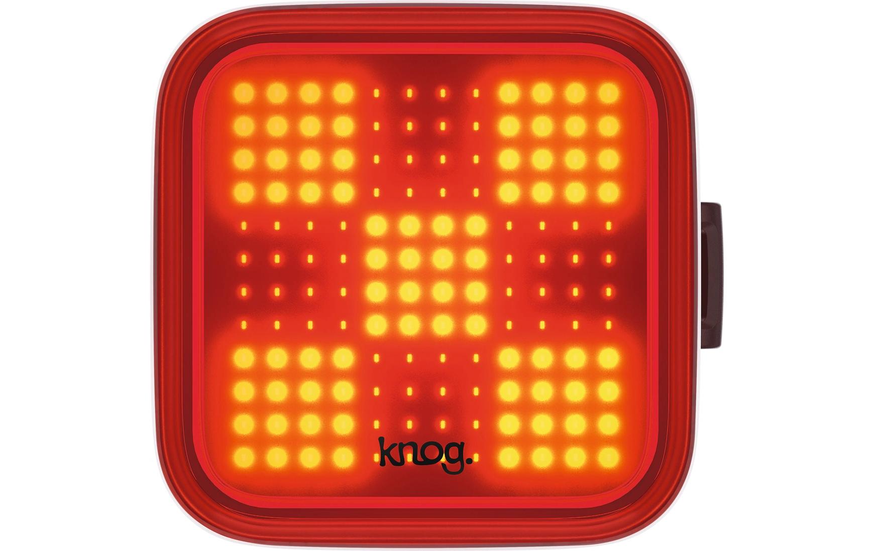 Velolampe Blinder Grid Rücklicht, SchwarzFahrraddrücklicht mit Muster