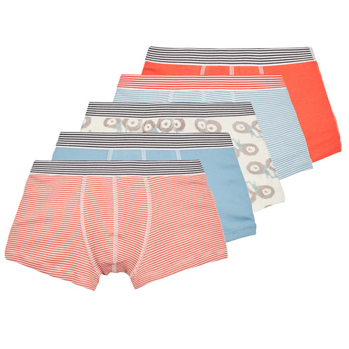 Petit Bateau - BOXERS PETIT BATEAU PACK X5 - Multicolore