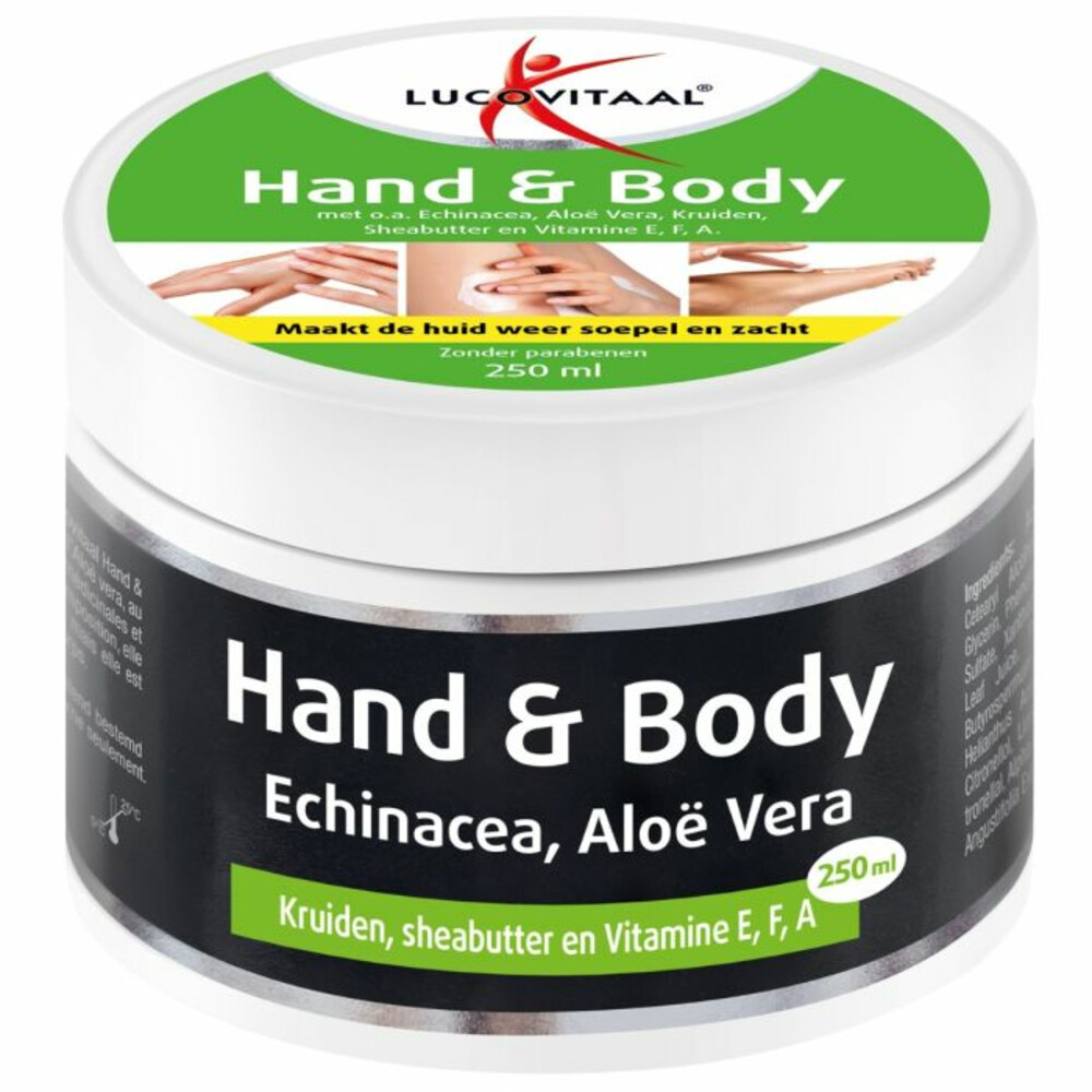 3x Lucovitaal Hand en Body Crème 250 ml