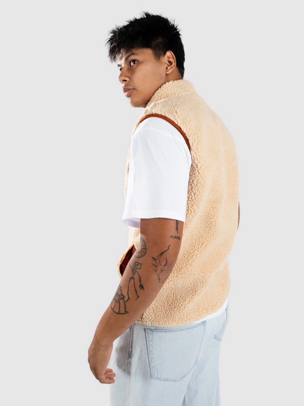 Blue Tomato Fleece Vest beige