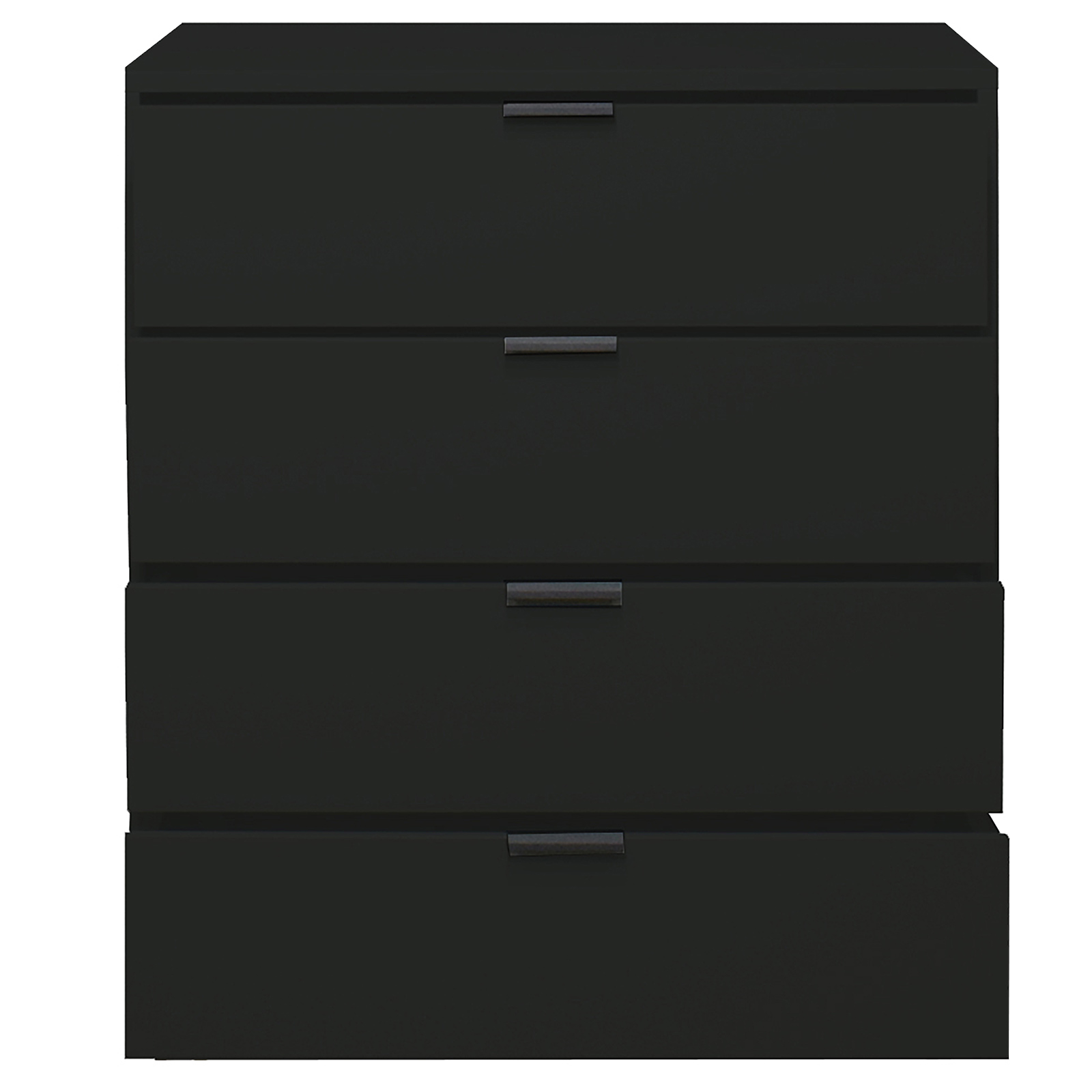 Kommode - anthrazit matt - 4 Schubkästen