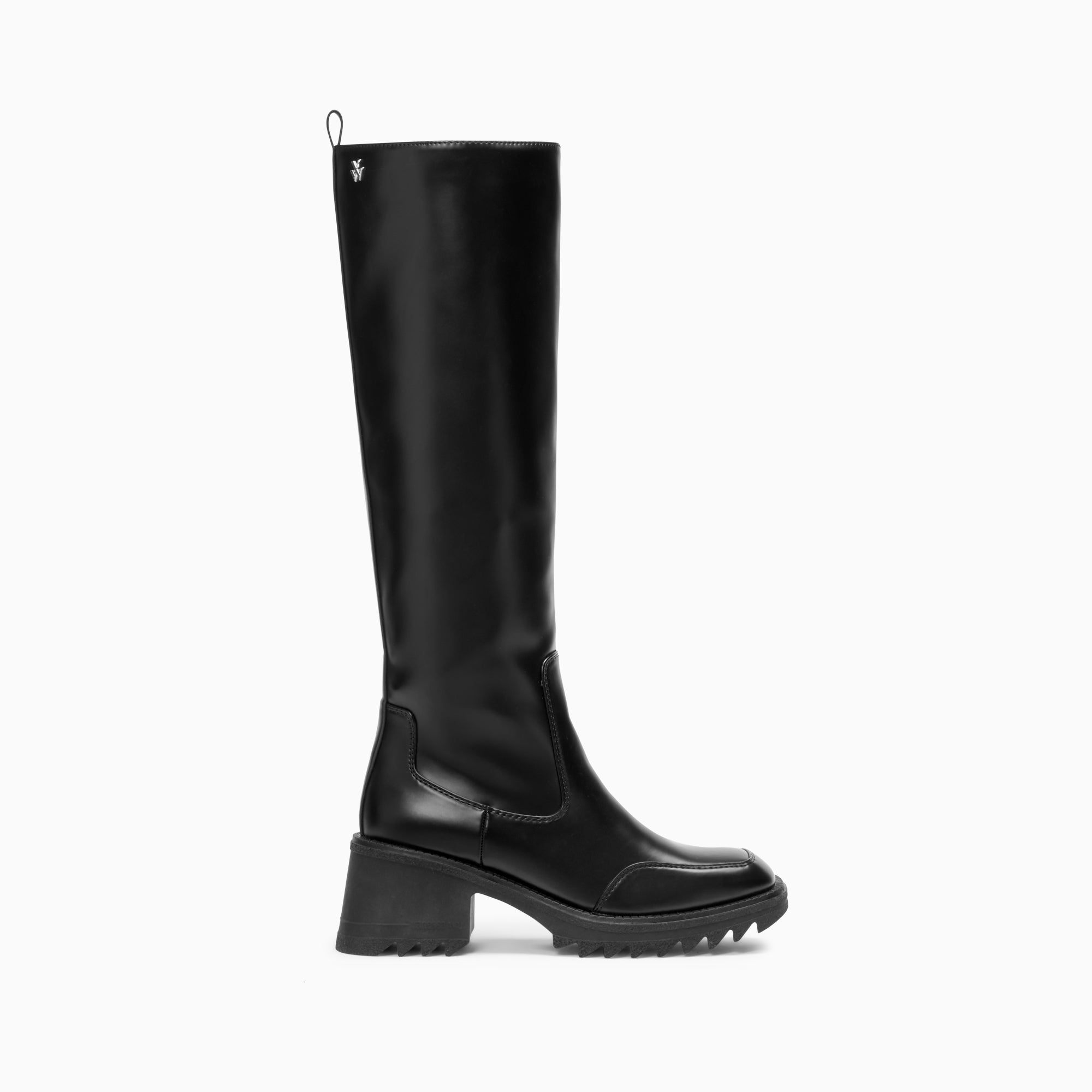 Bottes, Cuissardes-Bottes de pluie Solaine noires à talon cranté