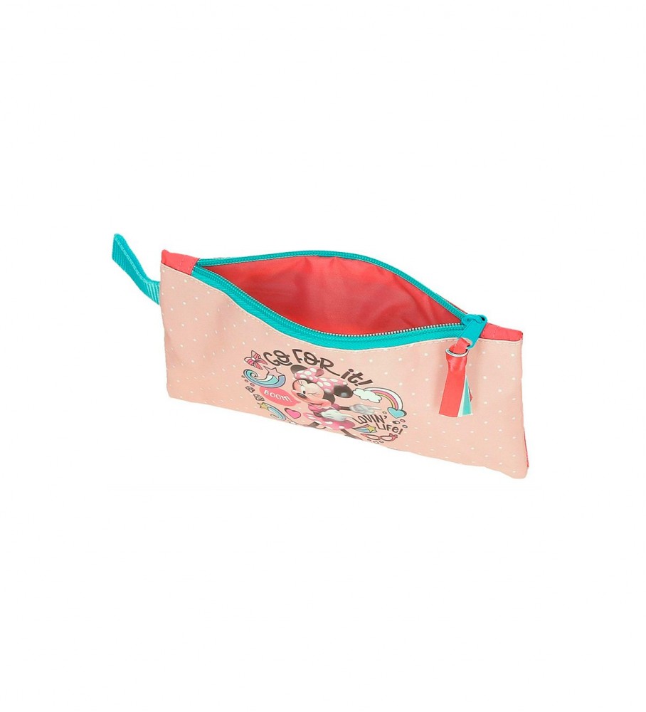 Estojo para lápis Joumma Bags Minnie Lovin Life rosa