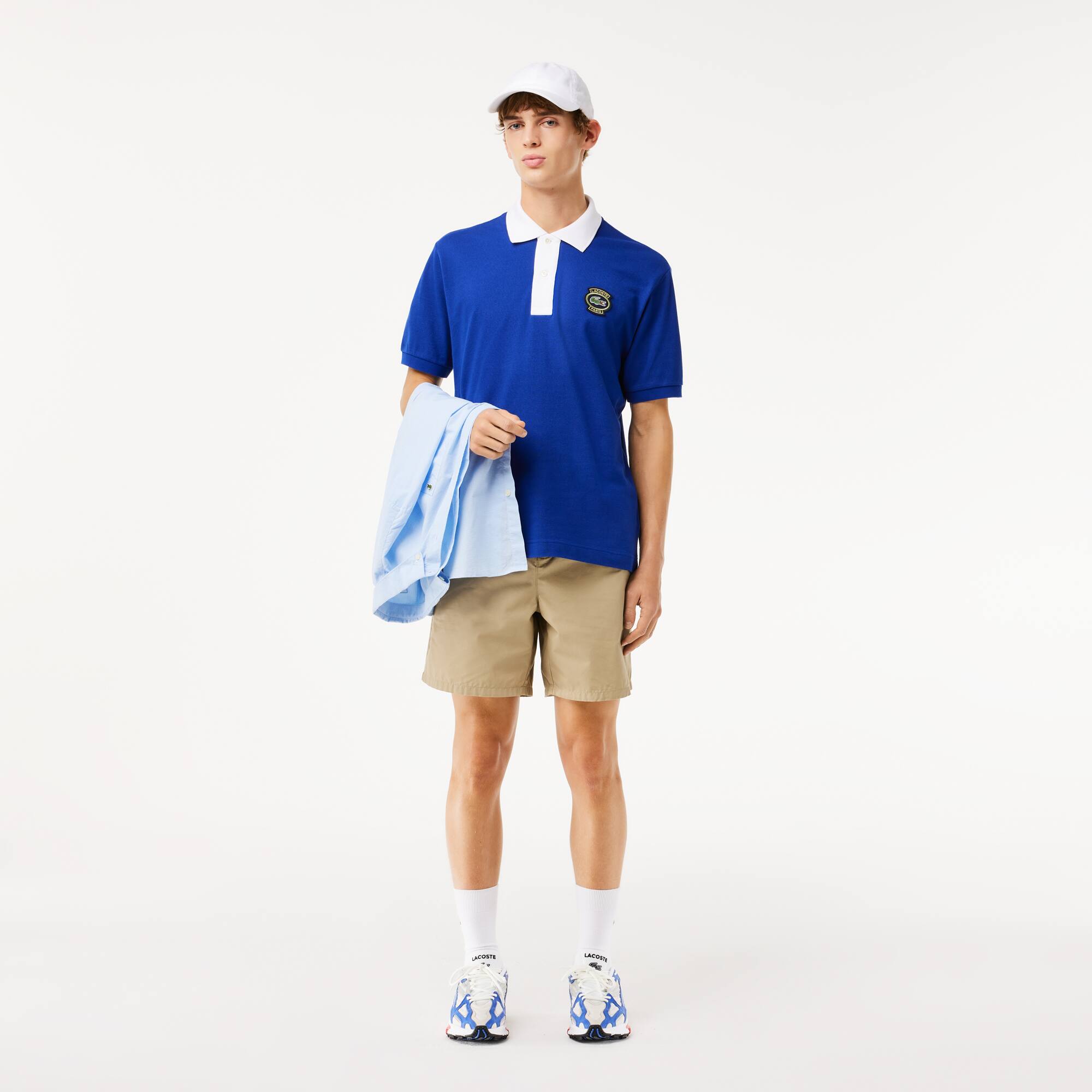 Originales L.12.12 Poloshirt mit LACOSTE Aufnäher Kurze Ärmel - Blau - Lacoste - Herren