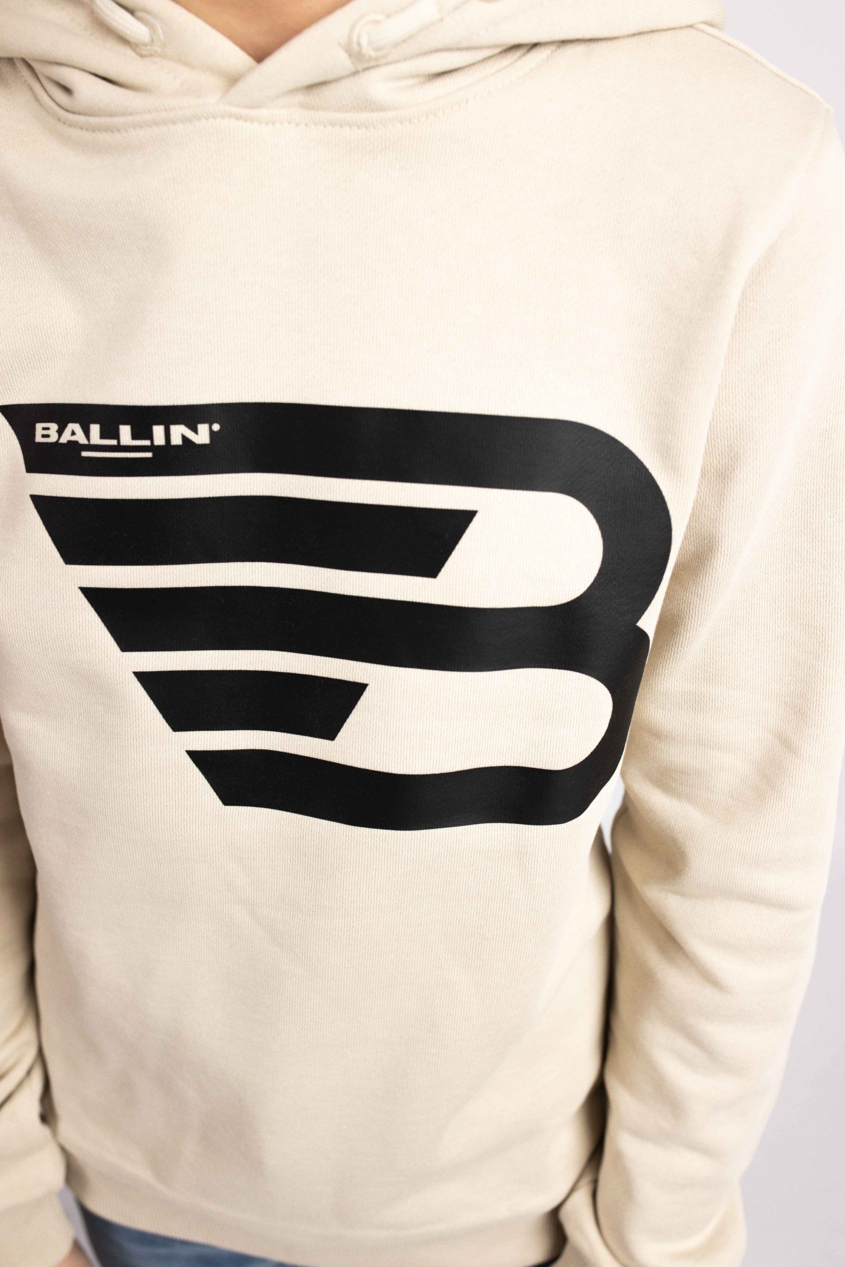 Ballin Amsterdam Logo Hoodie Kids Sand