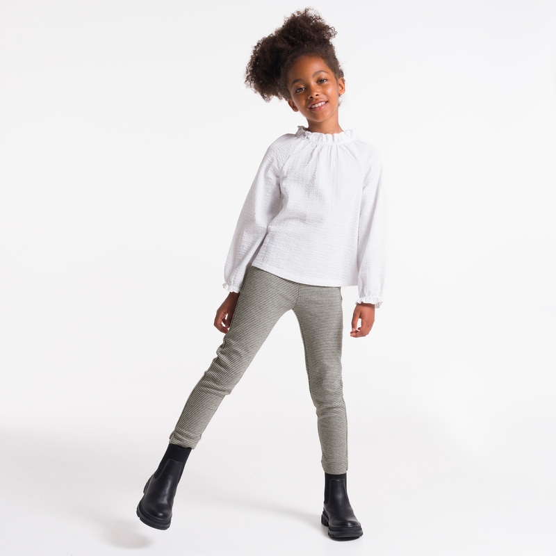 Jegging en jersey Milano noir fille
