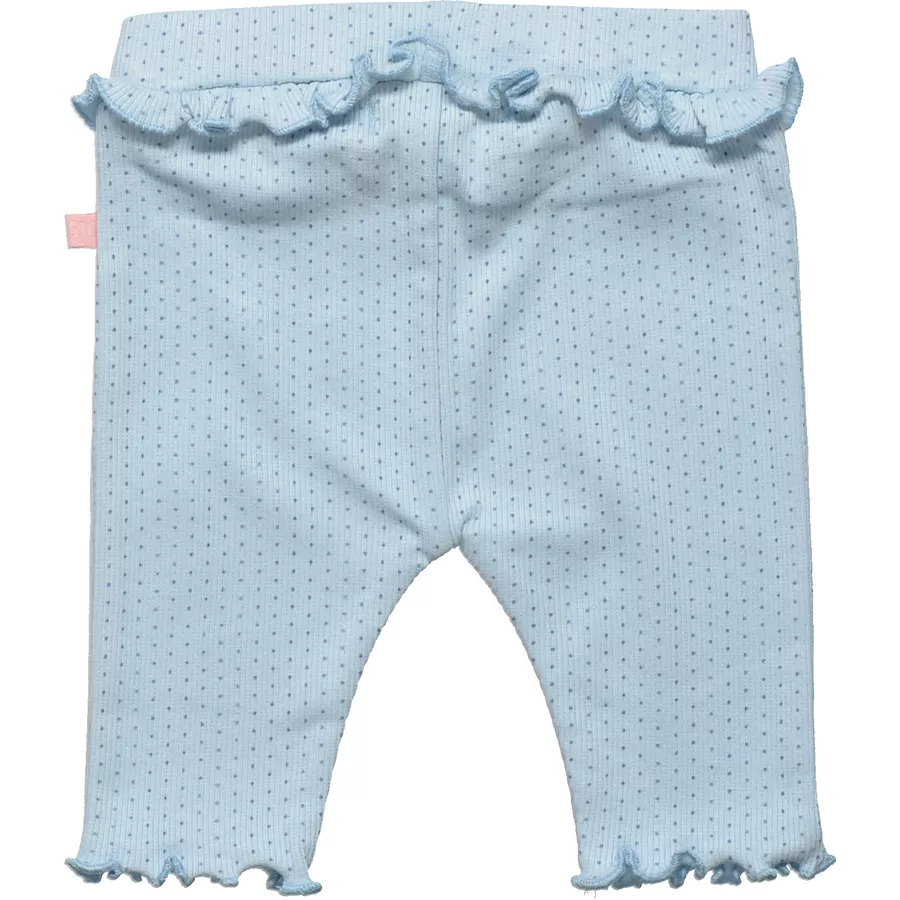 STACCATO Leggings soft blue dot gemustert