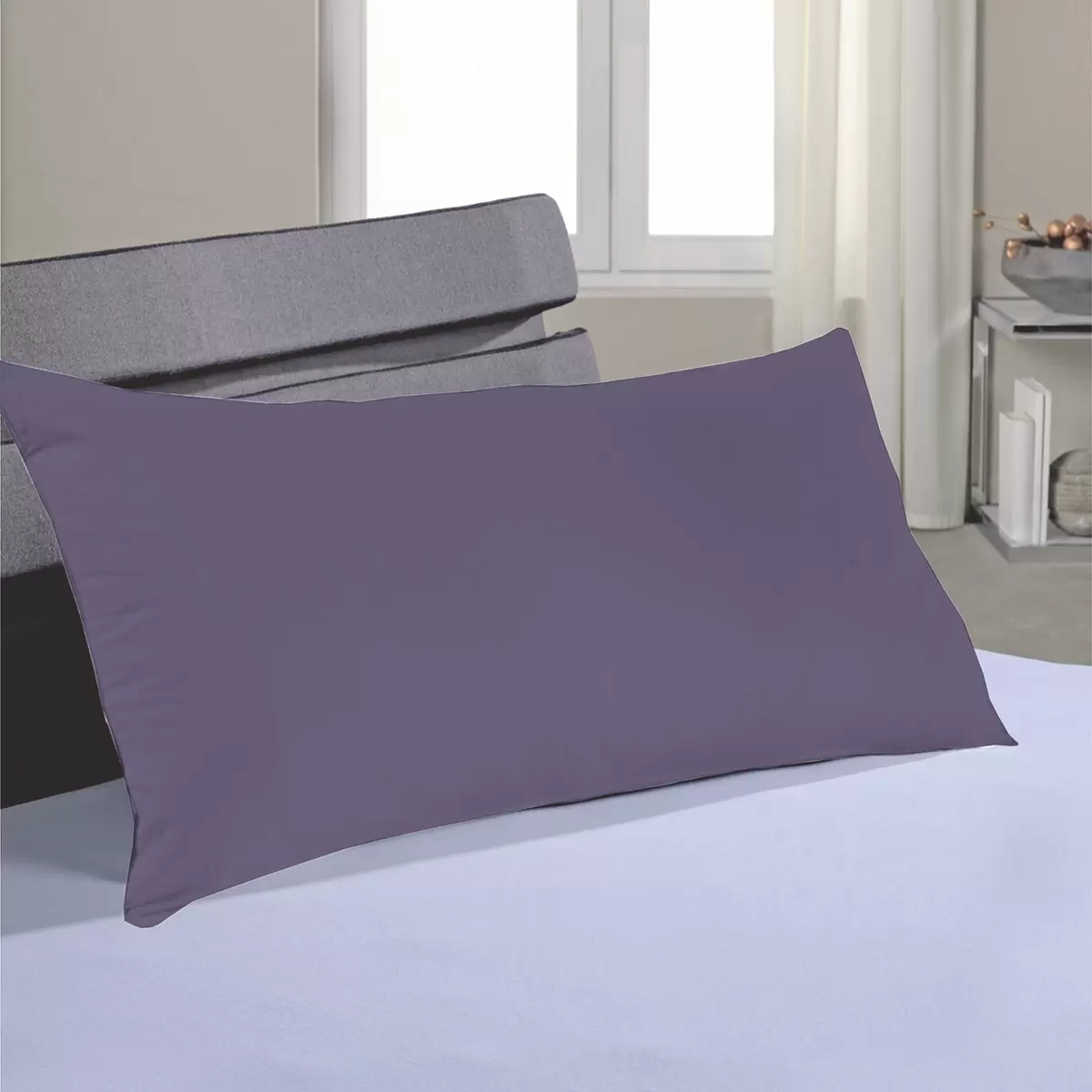 Kopfkissenbezug Cotton Selection Blau