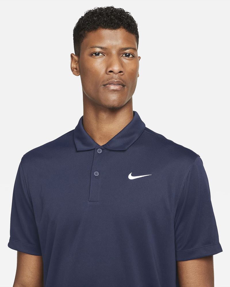 Polo de tennis Nike NikeCourt Bleu Marine pour homme