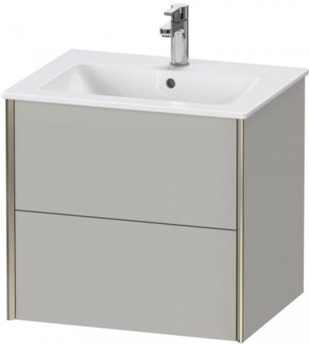 Duravit XViu 4125 Wandmeubel, 2 lades, voor wastafel Me by Starck 233663, 610x480 mm, XV41250B107