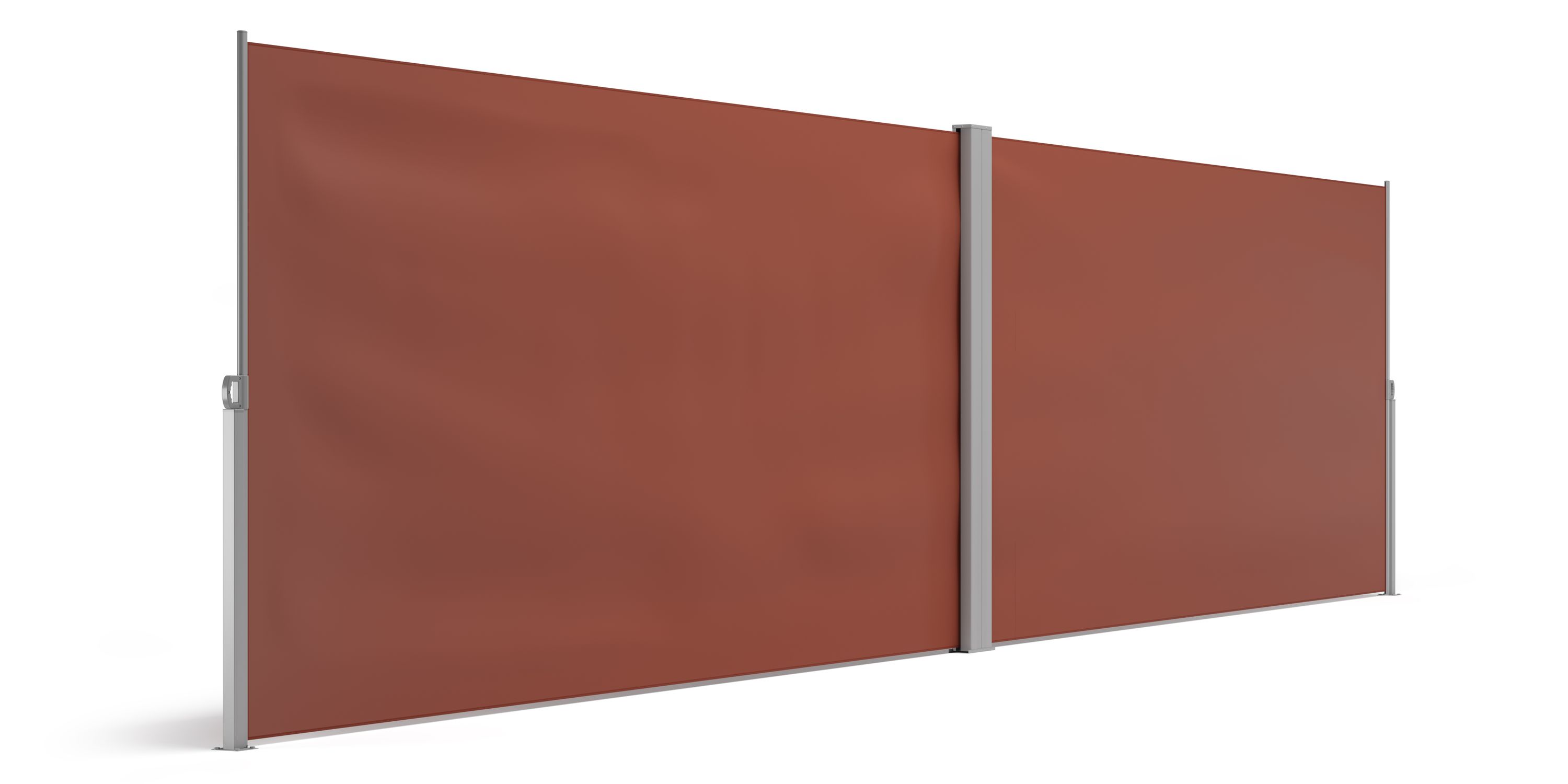 Doppelseitenmarkise 180 x 800 cm braun