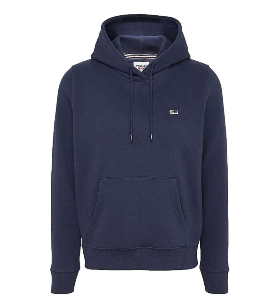 Moletom Tommy Jeans Regular Fleece azul marinho