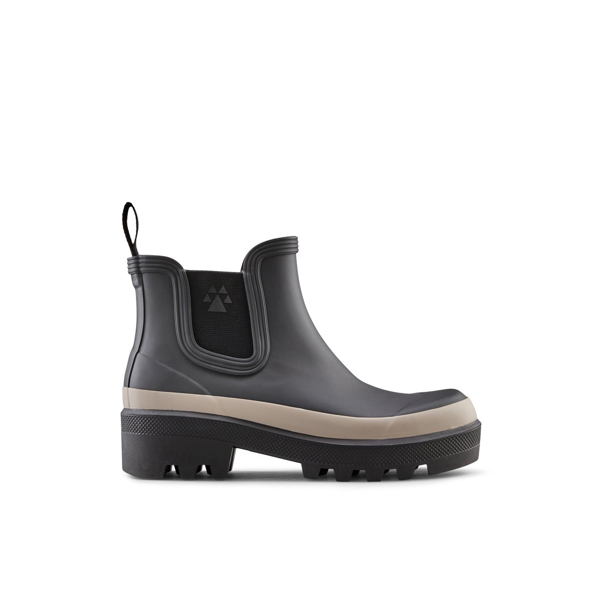 COUGAR-Iggy_l-Bottes de pluie Chelsea - Semelle tracteur - Noir