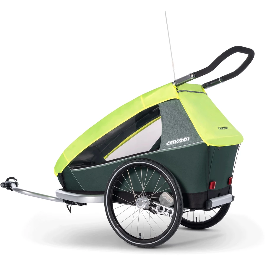 CROOZER Regenverdeck Lightning yellow für Kid Zweisitzer