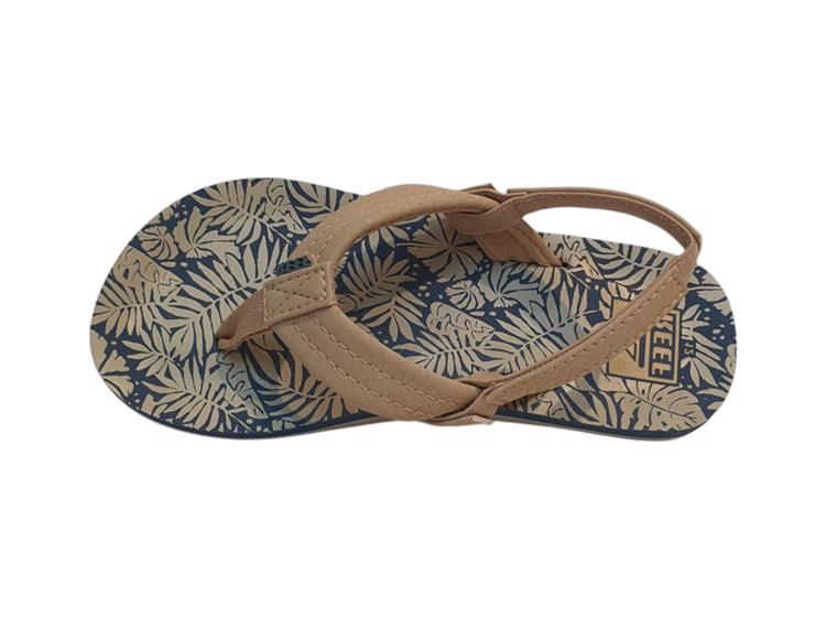 Reef Little AHI blauw beige bloemen