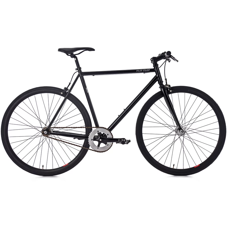 KS Cycling 28 Fahrrad Fixie Singlespeed Flip Flop schwarz schwarz
