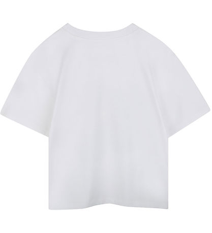 Little Marc Jacobs T-Shirt - Weiß/Schwarz m. Blume