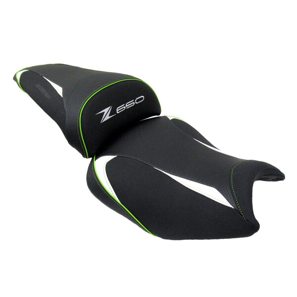 Bagster - Selle Ready Luxe série spéciale Kawasaki Z650 (2017-2019) Noir / Blanc / Vert