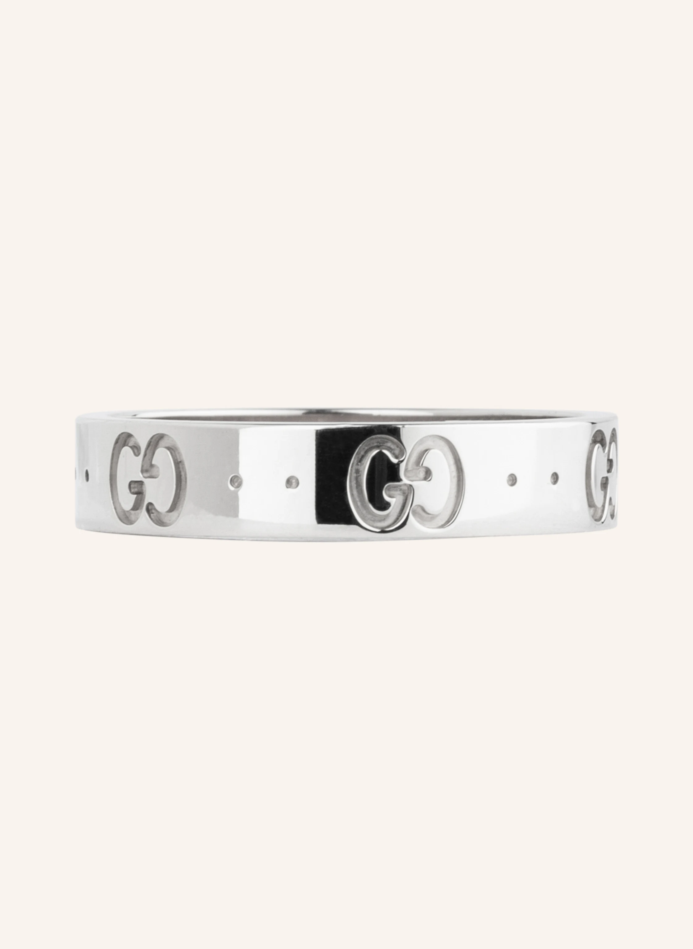 GUCCI Ring ICON aus 18 Karat Weißgold