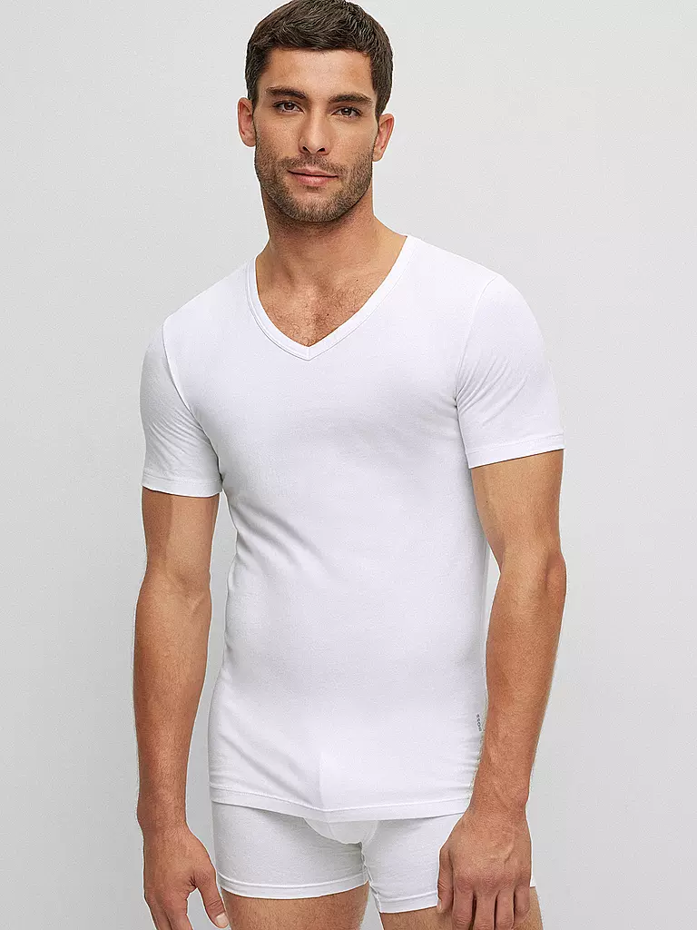 BOSS T-Shirt 2er Pkg weiss