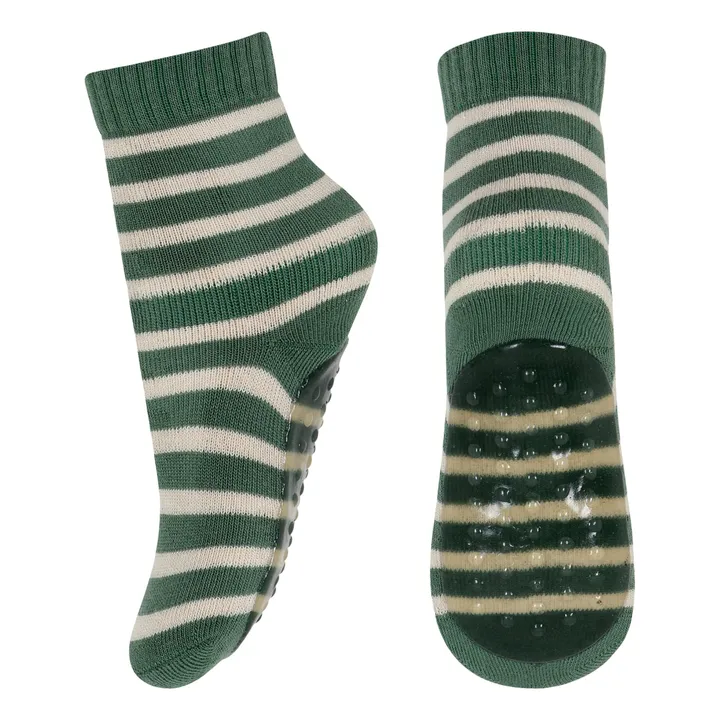 Mp Denmark Chaussettes Eli Antidéranpantes en coton | Vert