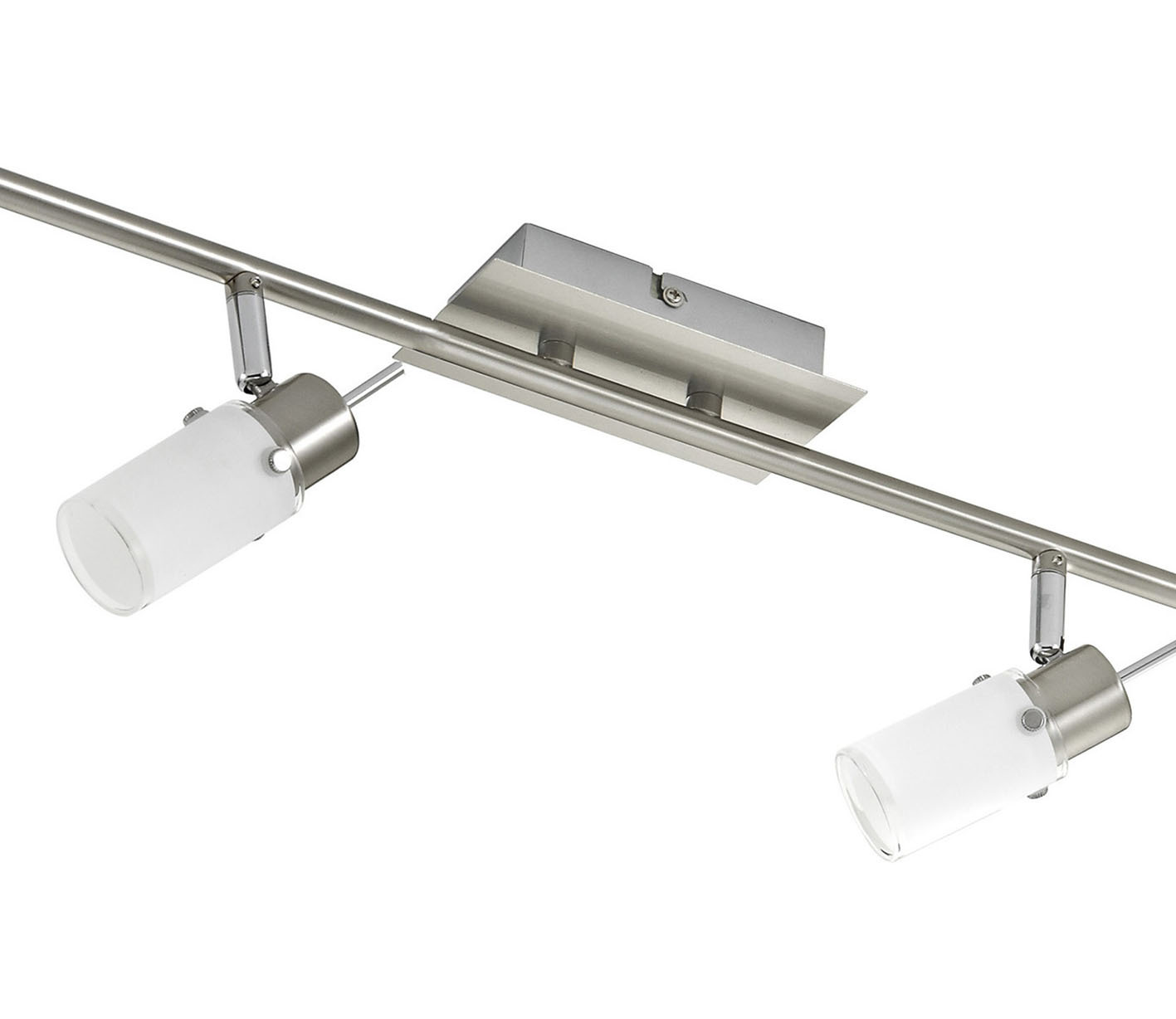 LED-Deckenstrahler - silber - Stahl - 6-flammig